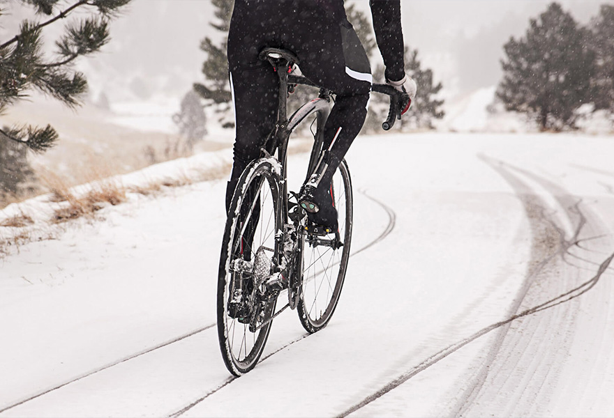 Exercising outdoors in winter