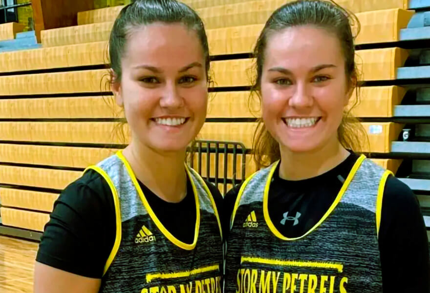 Setback to comeback: Twin sisters return to the basketball court after ACL tears